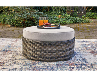 Harbor Court Ottoman with Cushion