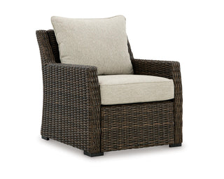 Brook Ranch Outdoor Lounge Chair with Cushion