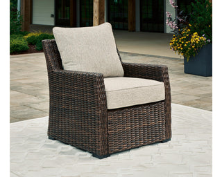 Brook Ranch Outdoor Lounge Chair with Cushion