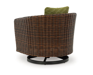 Horizon Hall Outdoor Swivel Lounge Chair with Cushion