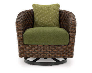 Horizon Hall Outdoor Swivel Lounge Chair with Cushion