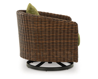 Horizon Hall Outdoor Swivel Lounge Chair with Cushion