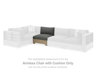 Citrine Park Armless Chair with Cushion