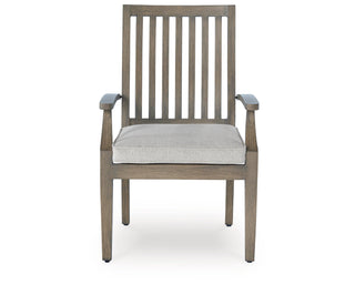 Rainier Ranch Outdoor Arm Chair with Cushion (Set of 2)