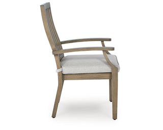 Rainier Ranch Outdoor Arm Chair with Cushion (Set of 2)