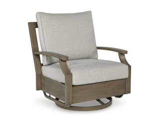 Rainier Ranch Outdoor Swivel Glider Chair with Cushion