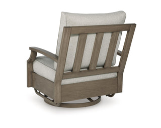 Rainier Ranch Outdoor Swivel Glider Chair with Cushion