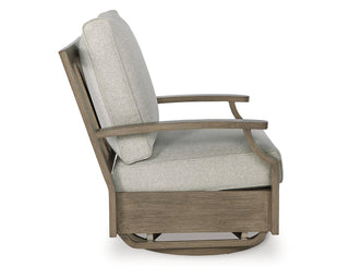 Rainier Ranch Outdoor Swivel Glider Chair with Cushion