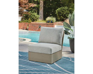 Kimpton Isle Outdoor Armless Chair with Cushion
