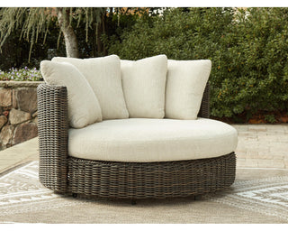 Kimora Outdoor Swivel Lounge Chair with Cushion