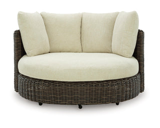 Kimora Outdoor Swivel Lounge Chair with Cushion