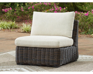Kimora Outdoor Armless Chair with Cushion