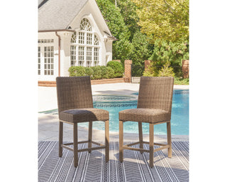 Walton Bridge Outdoor Bar Stool (Set of 2)