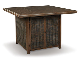 Paradise Trail Bar Table with Fire Pit