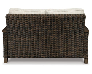 Paradise Trail Outdoor Loveseat, Fire Pit Table and 2 Lounge Chairs