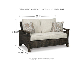 Paradise Trail Loveseat with Cushion