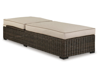 Coastline Bay Outdoor Chaise Lounge with Cushion