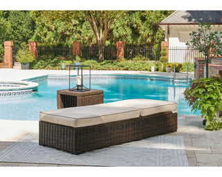 Coastline Bay Outdoor Chaise Lounge with Cushion