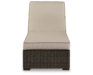 Coastline Bay Outdoor Chaise Lounge with Cushion