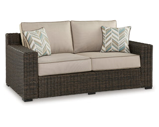 Coastline Bay Outdoor Loveseat with Cushion
