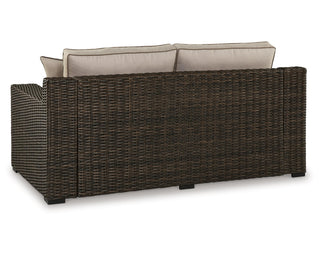 Coastline Bay Outdoor Loveseat with Cushion