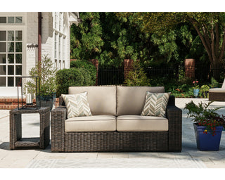 Coastline Bay Outdoor Loveseat with Cushion