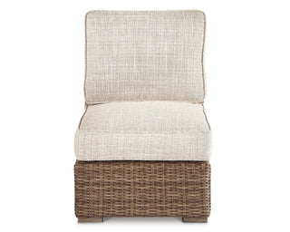 Beachcroft Outdoor Armless Chair with Cushion