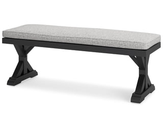 Beachcroft Outdoor Dining Table, 4 Chairs and Bench