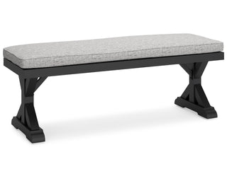 Beachcroft Outdoor Dining Table, 4 Chairs and Bench