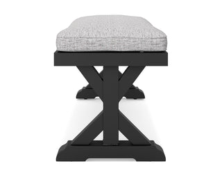 Beachcroft Outdoor Dining Table, 4 Chairs and Bench