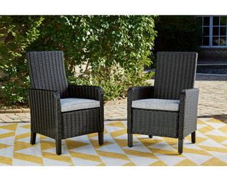 Beachcroft Outdoor Arm Chair with Cushion (Set of 2)