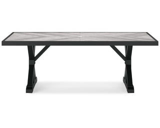 Beachcroft Outdoor Dining Table, 4 Chairs and Bench