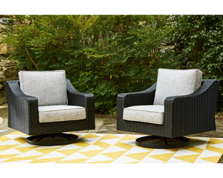 Beachcroft Outdoor Swivel Lounge with Cushion