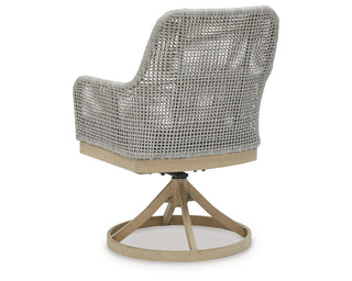 Seton Creek Outdoor Swivel Dining Chair (Set of 2)