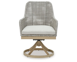 Seton Creek Outdoor Swivel Dining Chair (Set of 2)