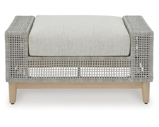 Seton Creek Outdoor Ottoman with Cushion