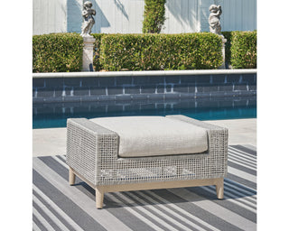 Seton Creek Outdoor Ottoman with Cushion