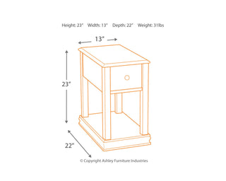 Breegin Chairside End Table