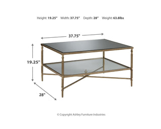 Cloverty Coffee Table and 2 End Tables