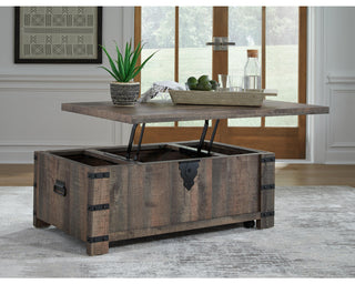 Hollum Lift-top Coffee Table and 2 End Tables