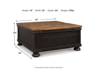 Valebeck Coffee Table and 2 End Tables