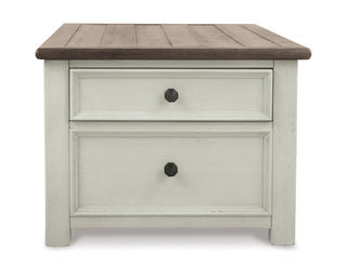 Bolanburg Coffee Table and 2 Chairside End Tables with Console