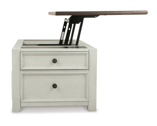 Bolanburg Coffee Table and 2 Chairside End Tables with Console