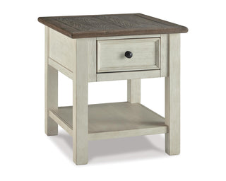 Bolanburg Coffee Table with End Table and Chairside End Table