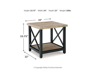 Bristenfort Coffee Table and 2 End Tables