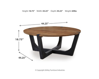 Hanneforth Coffee Table and 2 End Tables