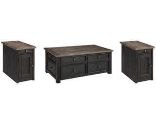 Tyler Creek Coffee Table and 2 Chairside End Tables