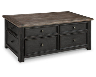 Tyler Creek Coffee Table and 2 End Tables with Console
