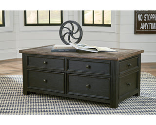 Tyler Creek Coffee Table and 2 End Tables with Console