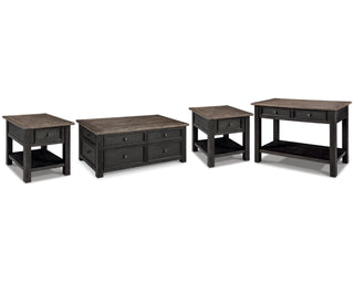 Tyler Creek Coffee Table and 2 End Tables with Console